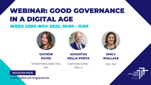 Good governance in a digital age